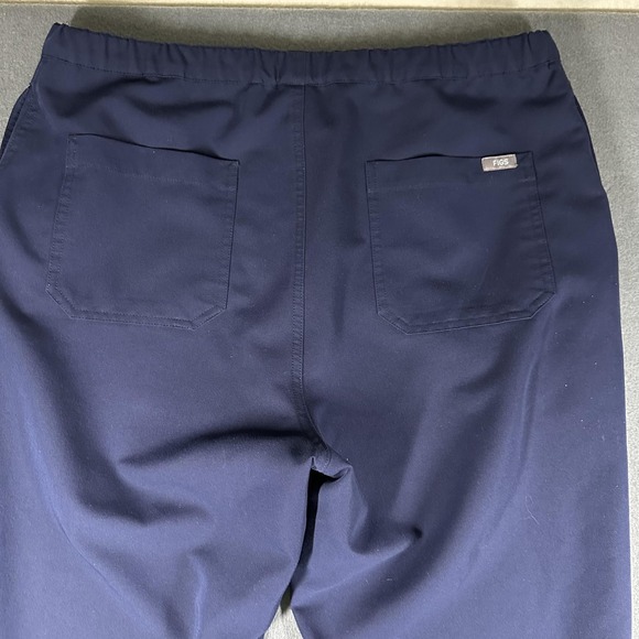 FIGS Technical Collection Pants Mens Large Blue Scrub Drawstring Workwear Pocket - Picture 11 of 12